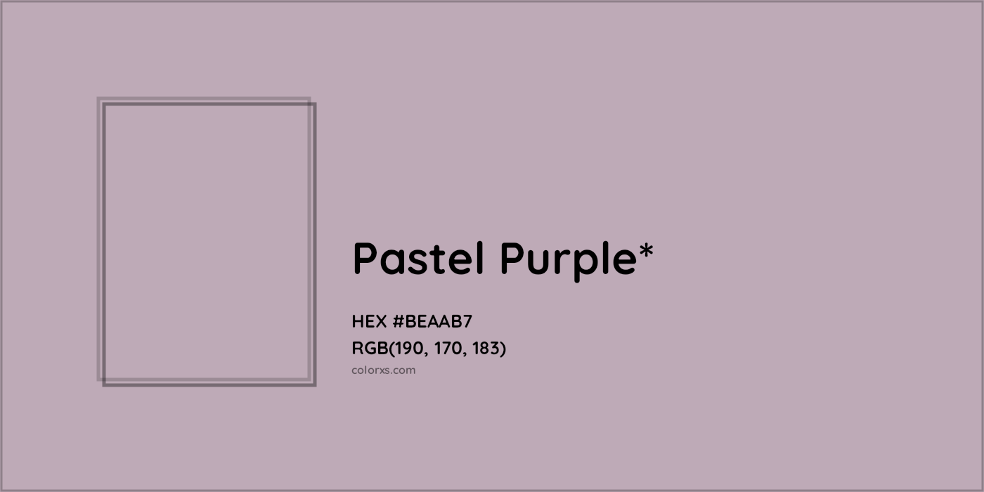 HEX #BEAAB7 Color Name, Color Code, Palettes, Similar Paints, Images