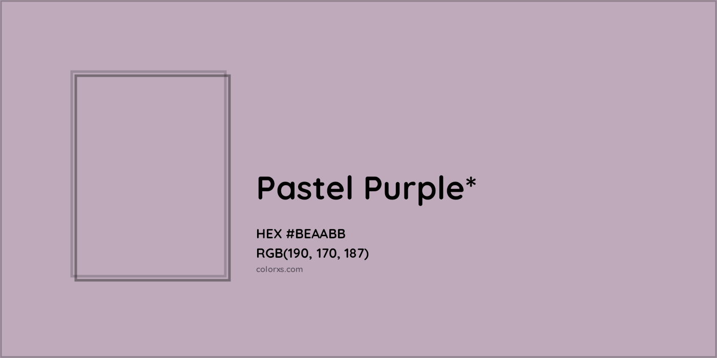 HEX #BEAABB Color Name, Color Code, Palettes, Similar Paints, Images