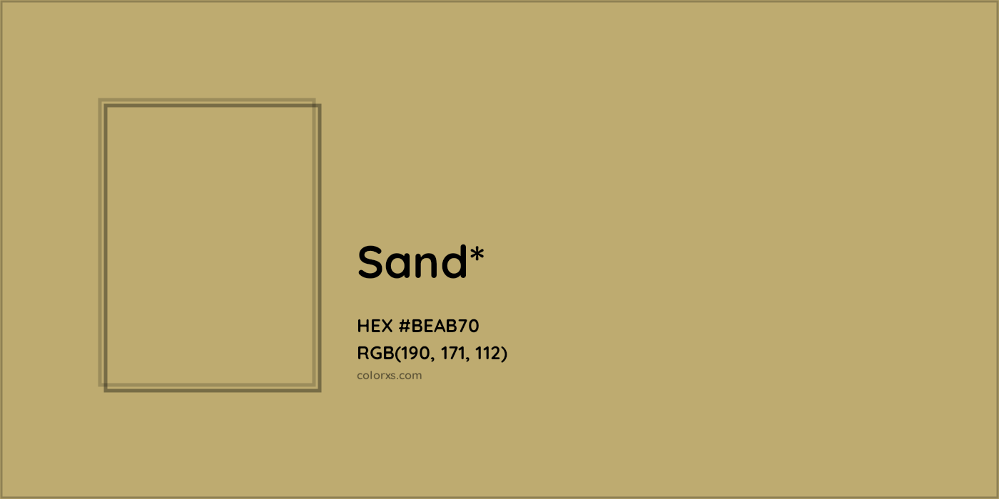 HEX #BEAB70 Color Name, Color Code, Palettes, Similar Paints, Images