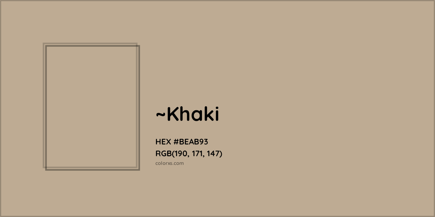 HEX #BEAB93 Color Name, Color Code, Palettes, Similar Paints, Images
