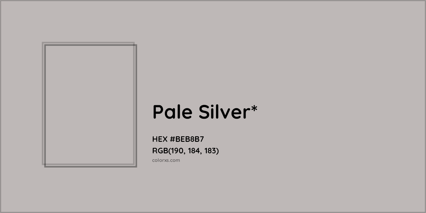HEX #BEB8B7 Color Name, Color Code, Palettes, Similar Paints, Images