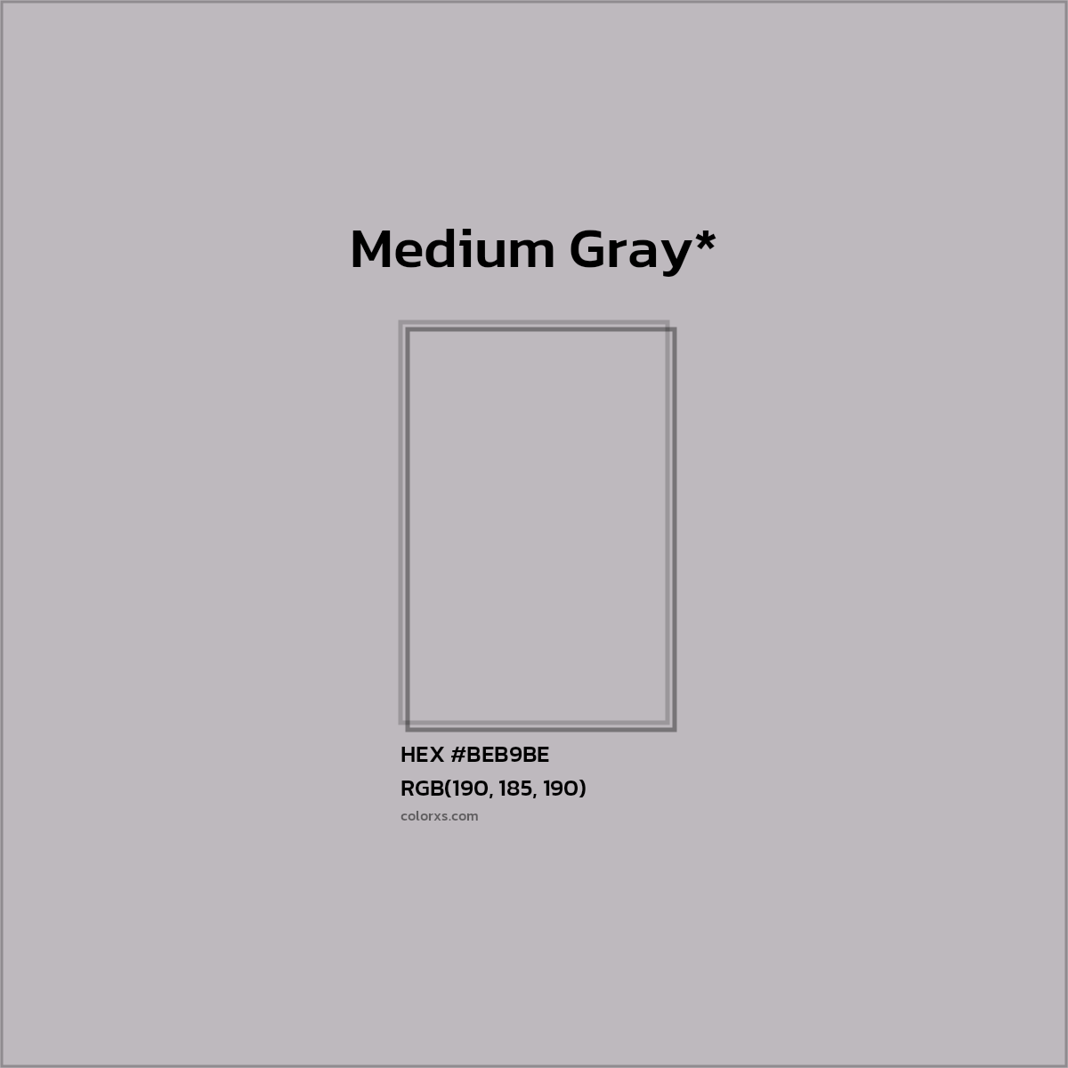 HEX #BEB9BE Color Name, Color Code, Palettes, Similar Paints, Images