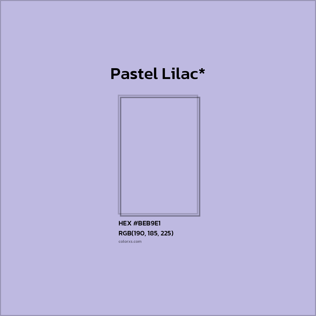 HEX #BEB9E1 Color Name, Color Code, Palettes, Similar Paints, Images