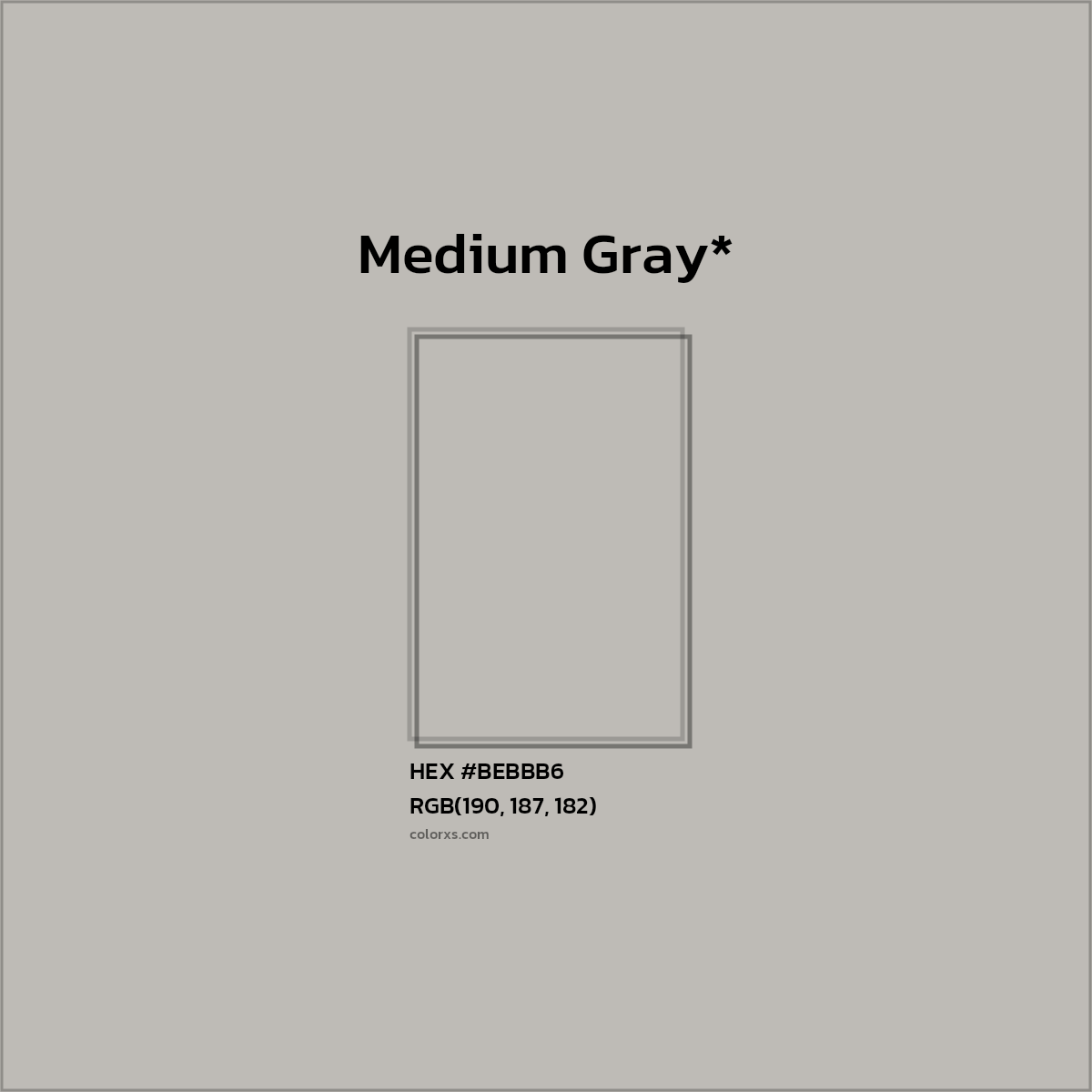 HEX #BEBBB6 Color Name, Color Code, Palettes, Similar Paints, Images