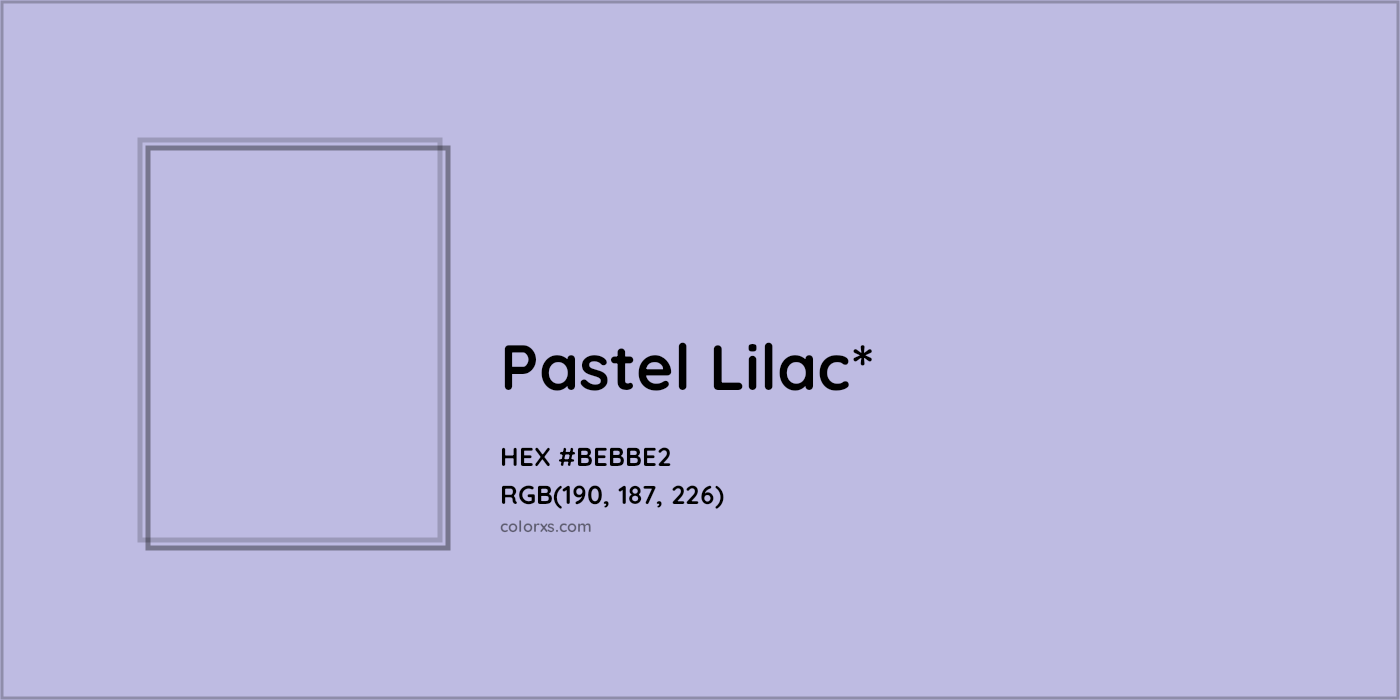 HEX #BEBBE2 Color Name, Color Code, Palettes, Similar Paints, Images