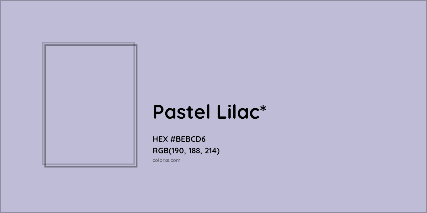 HEX #BEBCD6 Color Name, Color Code, Palettes, Similar Paints, Images