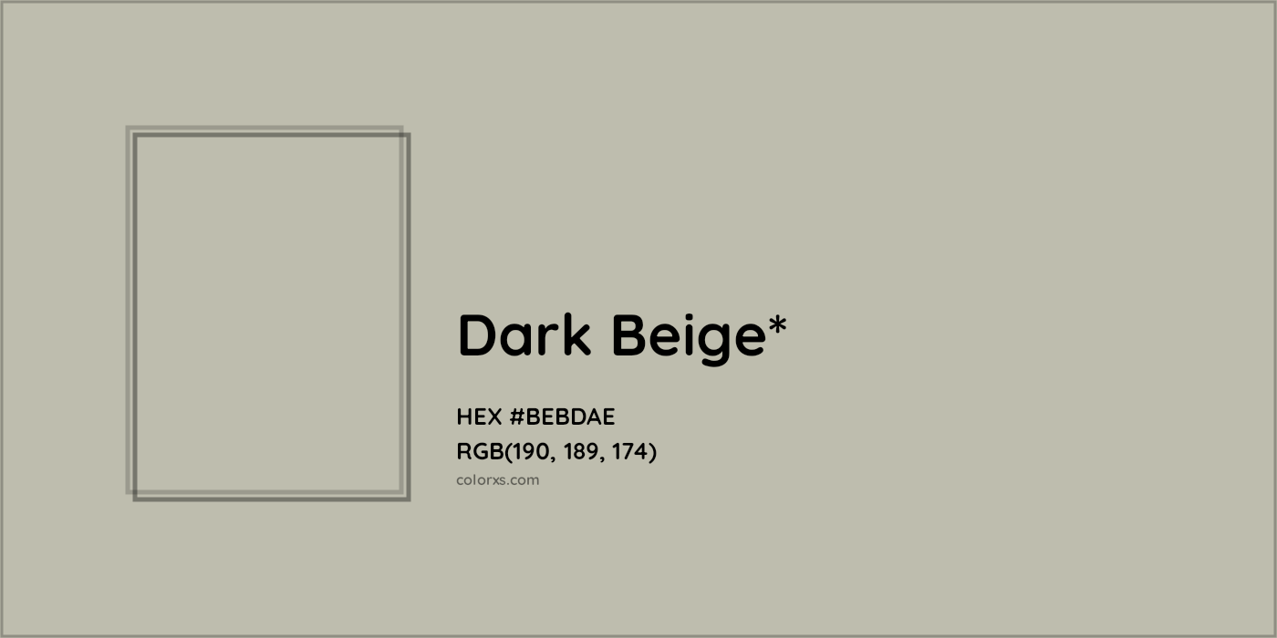 HEX #BEBDAE Color Name, Color Code, Palettes, Similar Paints, Images