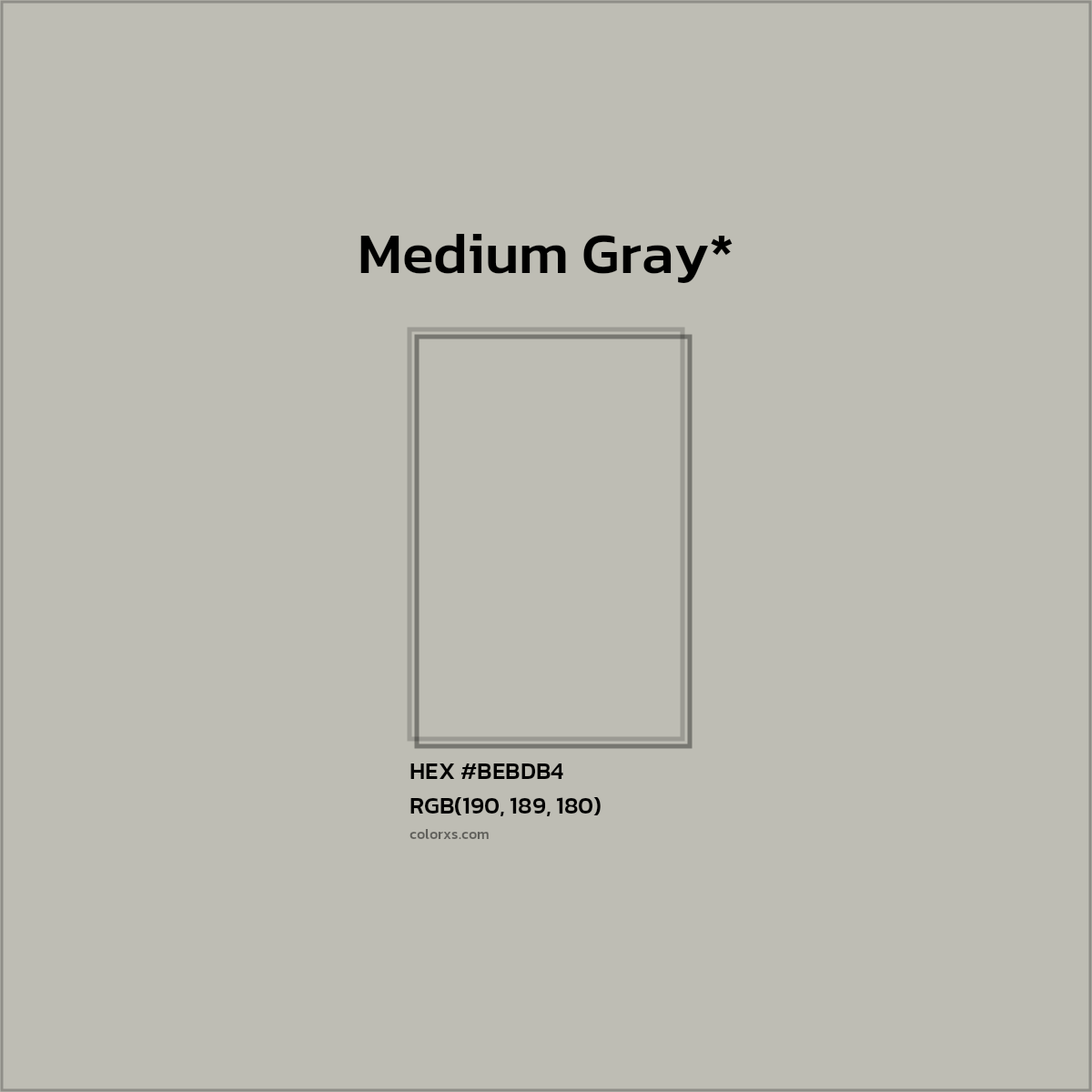 HEX #BEBDB4 Color Name, Color Code, Palettes, Similar Paints, Images
