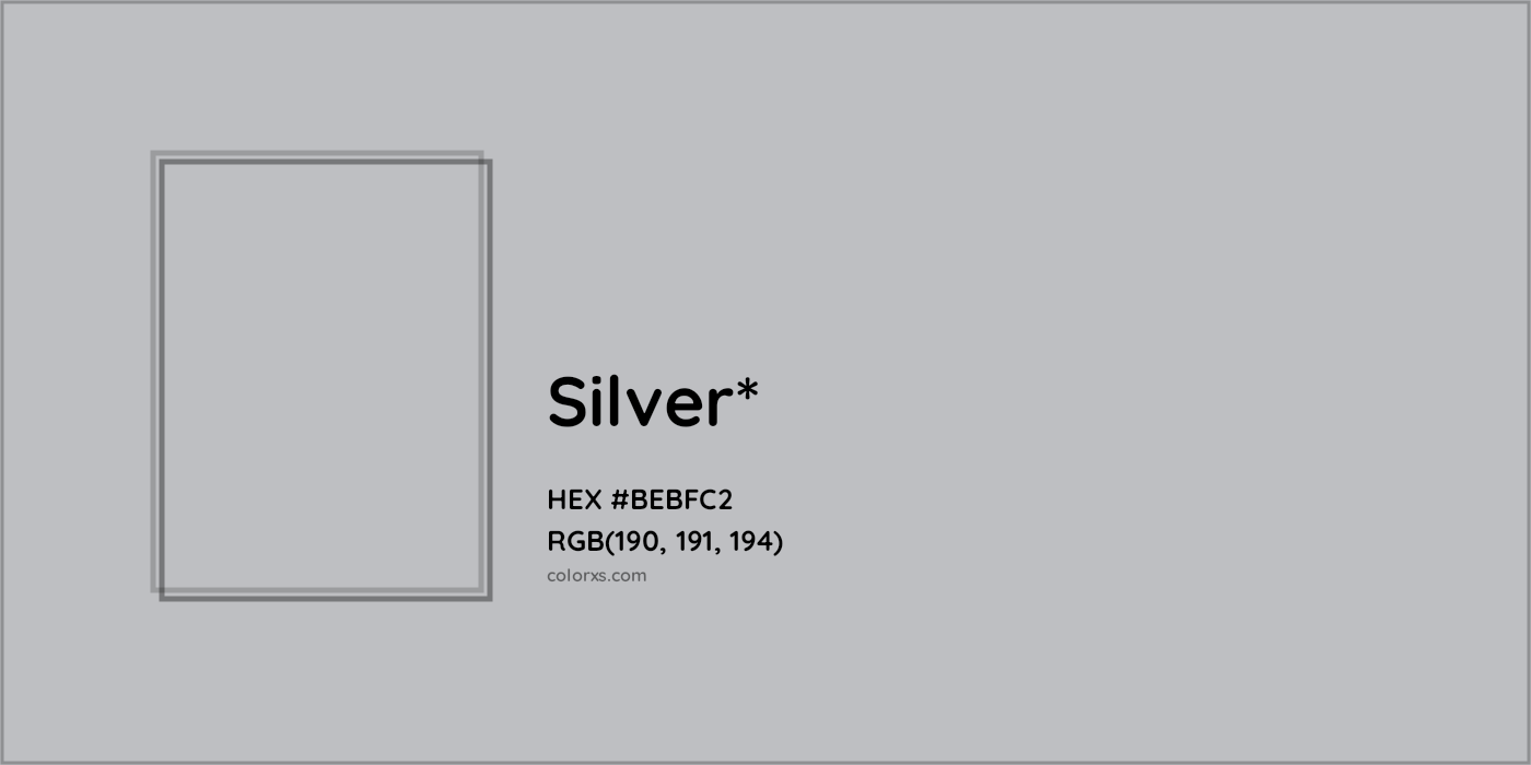 HEX #BEBFC2 Color Name, Color Code, Palettes, Similar Paints, Images