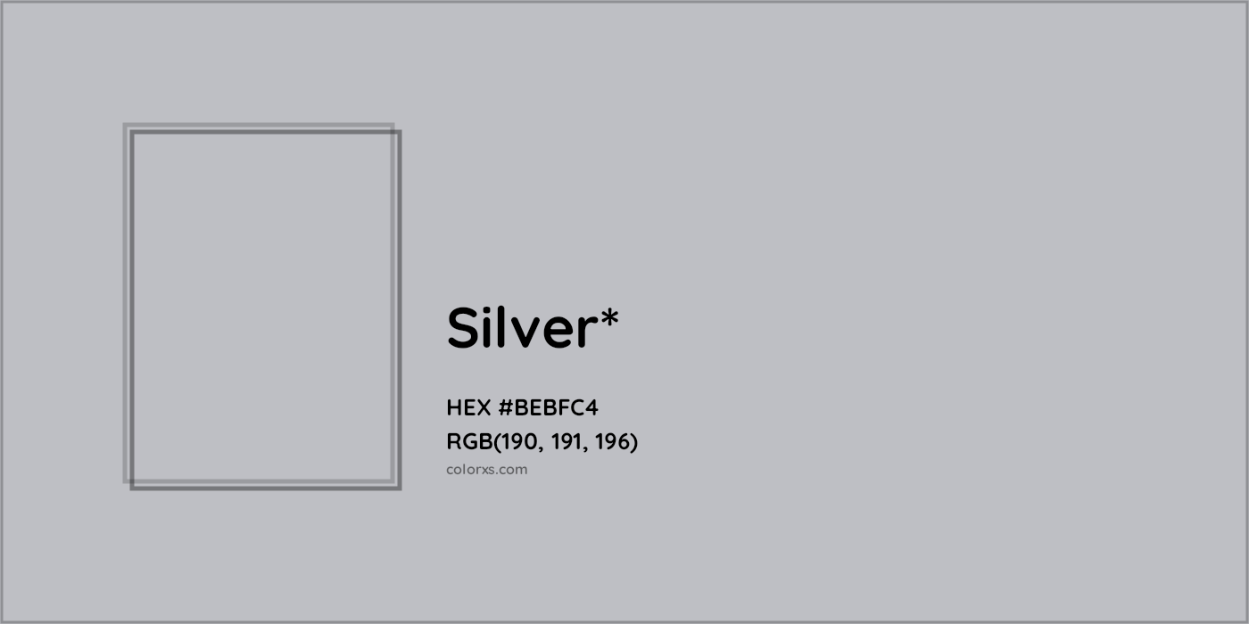 HEX #BEBFC4 Color Name, Color Code, Palettes, Similar Paints, Images