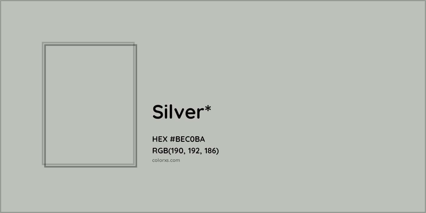 HEX #BEC0BA Color Name, Color Code, Palettes, Similar Paints, Images