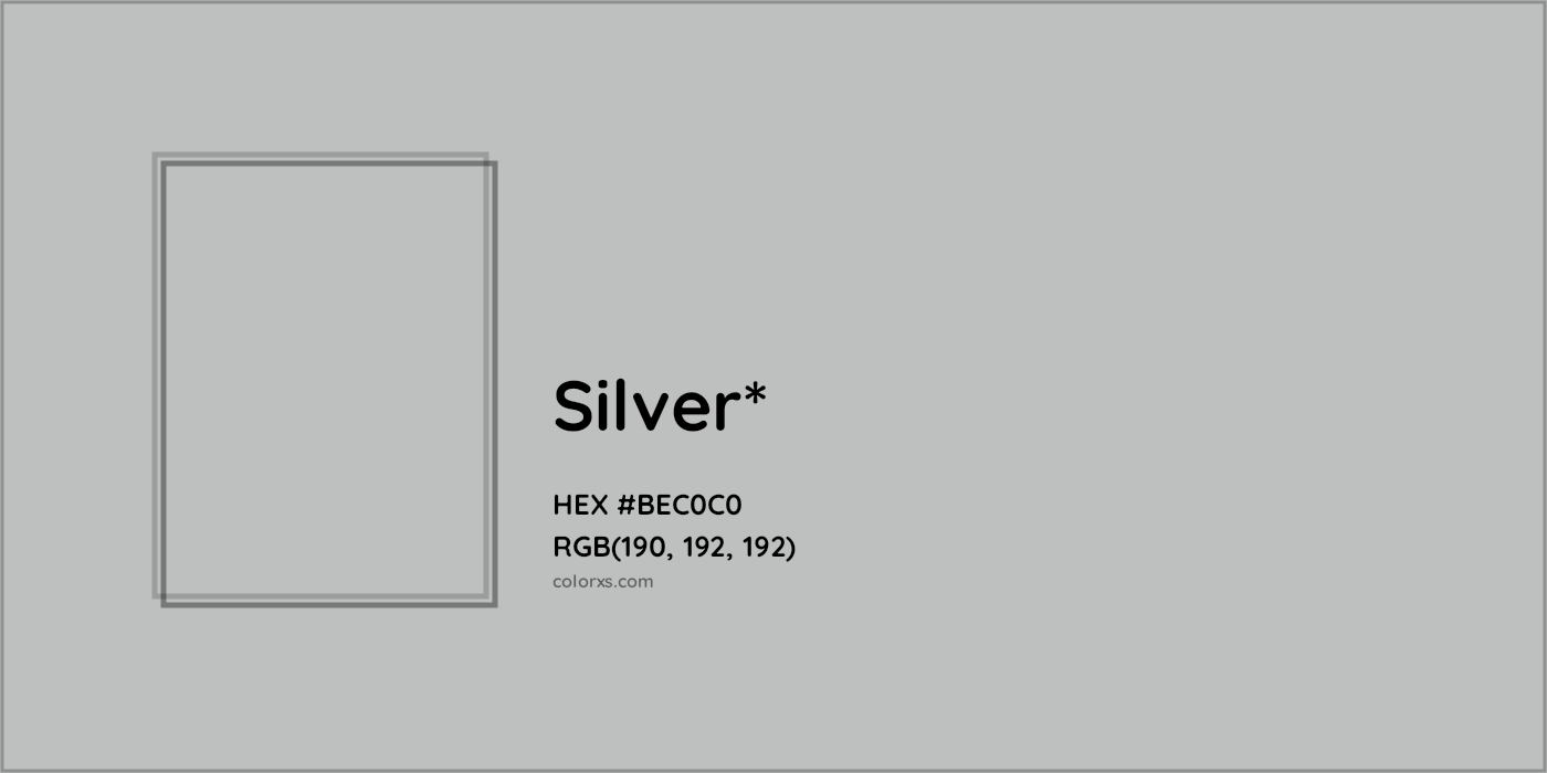 HEX #BEC0C0 Color Name, Color Code, Palettes, Similar Paints, Images