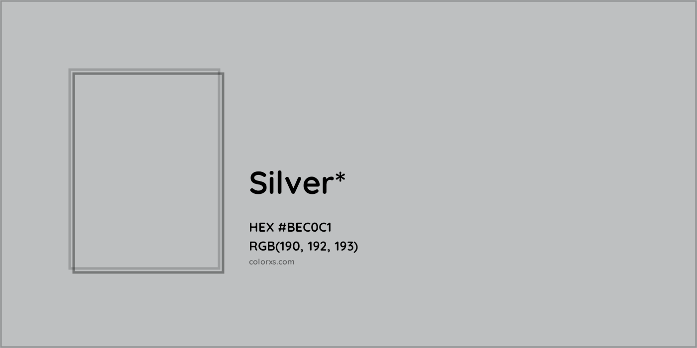 HEX #BEC0C1 Color Name, Color Code, Palettes, Similar Paints, Images