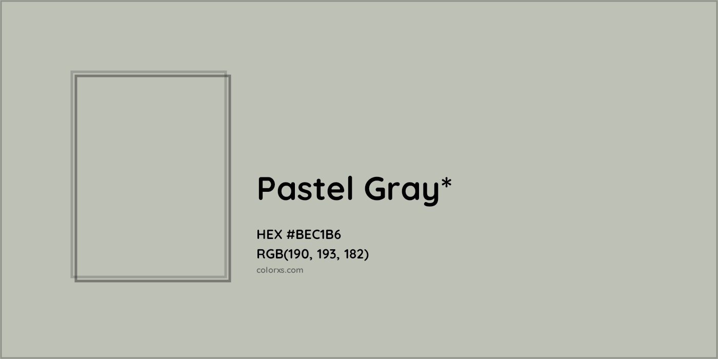 HEX #BEC1B6 Color Name, Color Code, Palettes, Similar Paints, Images