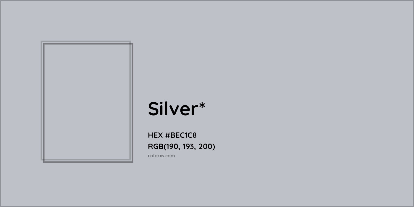 HEX #BEC1C8 Color Name, Color Code, Palettes, Similar Paints, Images