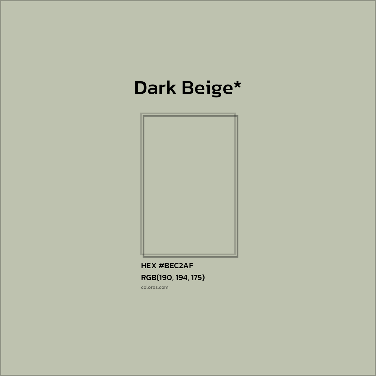 HEX #BEC2AF Color Name, Color Code, Palettes, Similar Paints, Images