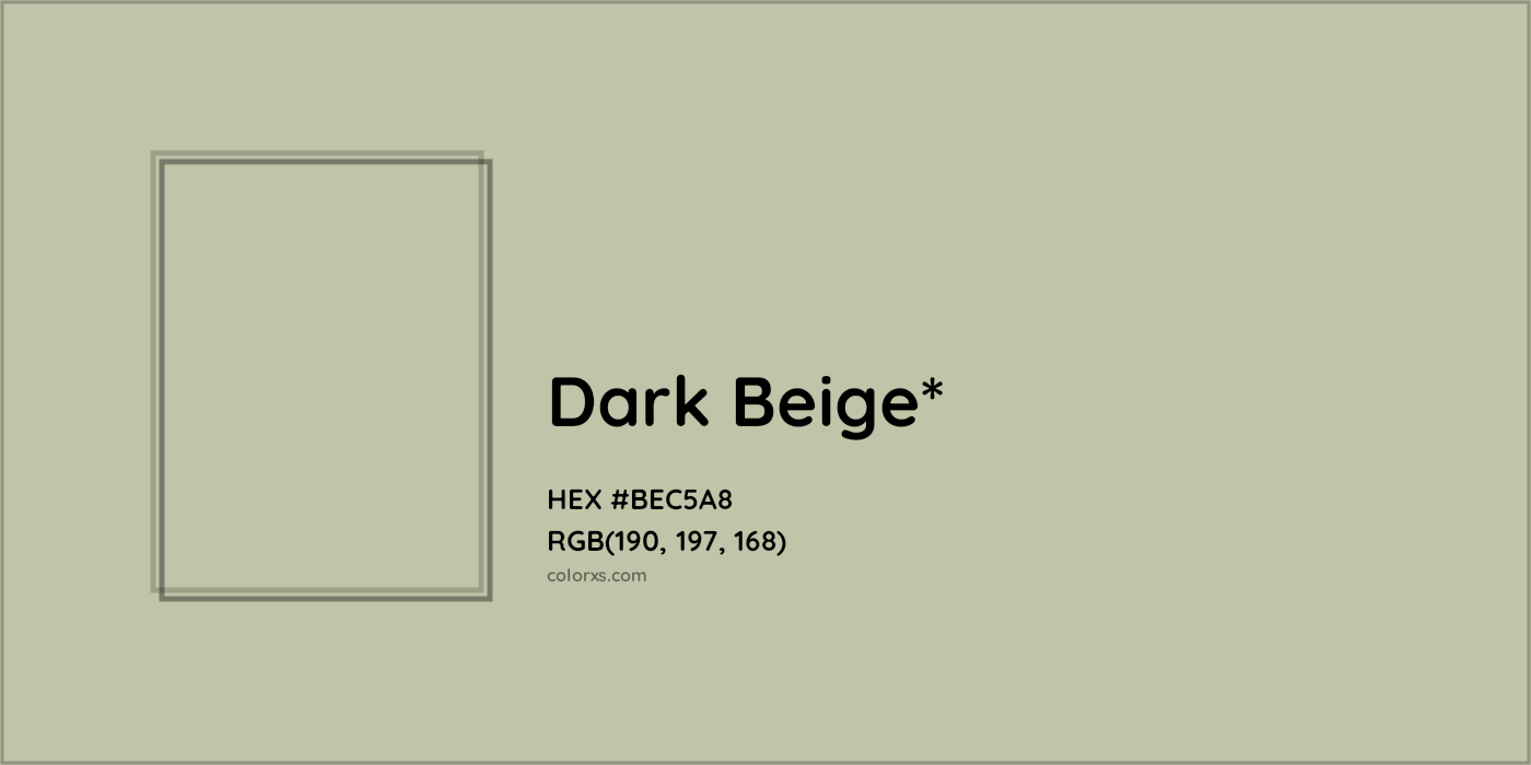 HEX #BEC5A8 Color Name, Color Code, Palettes, Similar Paints, Images