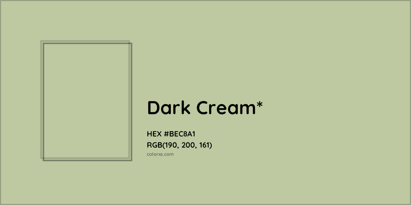 HEX #BEC8A1 Color Name, Color Code, Palettes, Similar Paints, Images