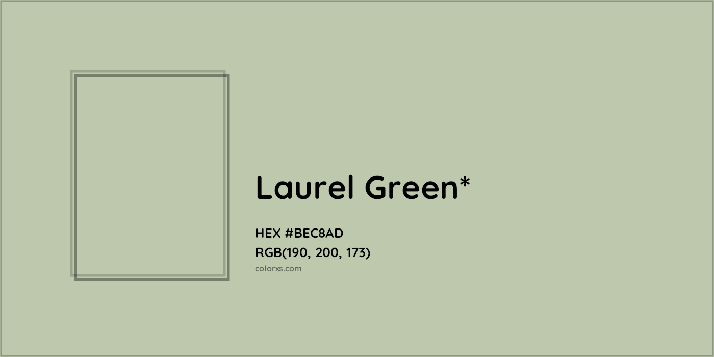 HEX #BEC8AD Color Name, Color Code, Palettes, Similar Paints, Images
