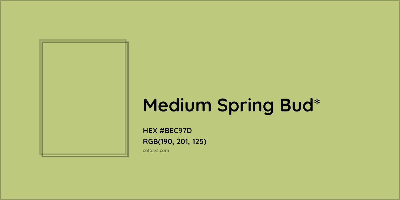 HEX #BEC97D Color Name, Color Code, Palettes, Similar Paints, Images
