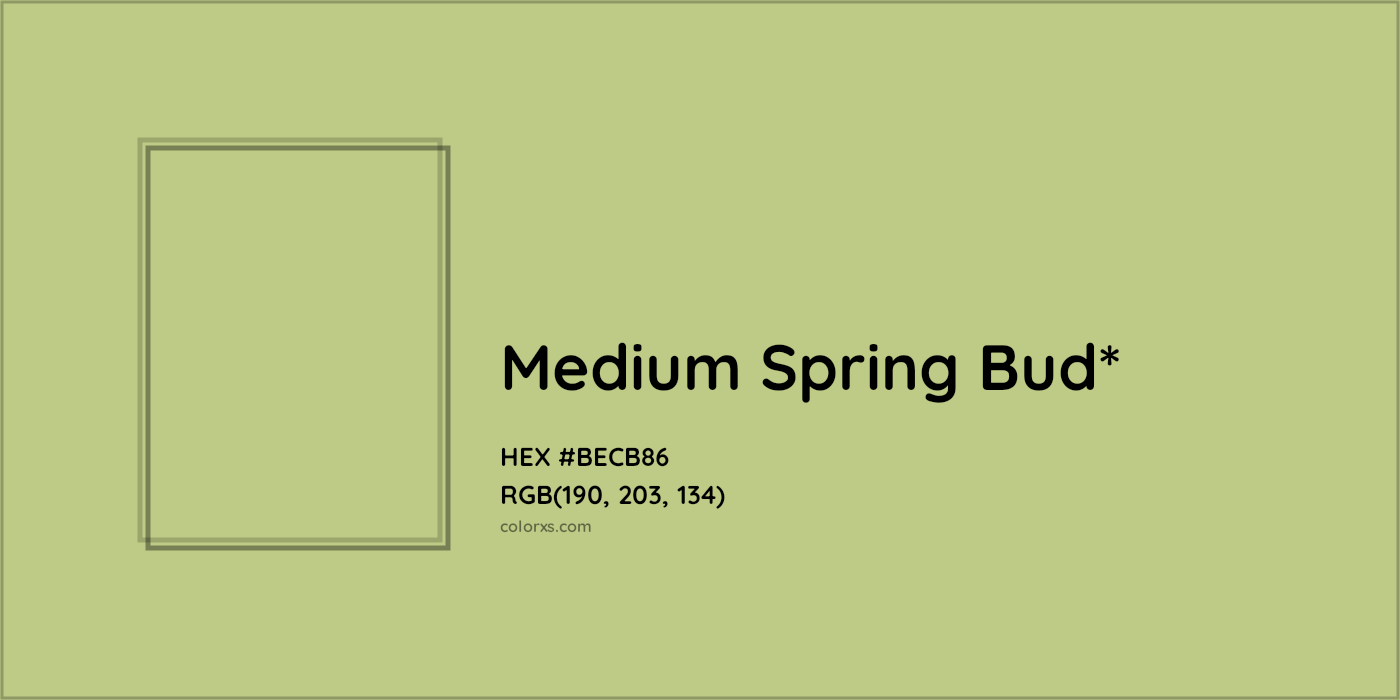 HEX #BECB86 Color Name, Color Code, Palettes, Similar Paints, Images