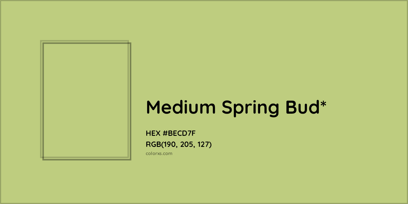 HEX #BECD7F Color Name, Color Code, Palettes, Similar Paints, Images
