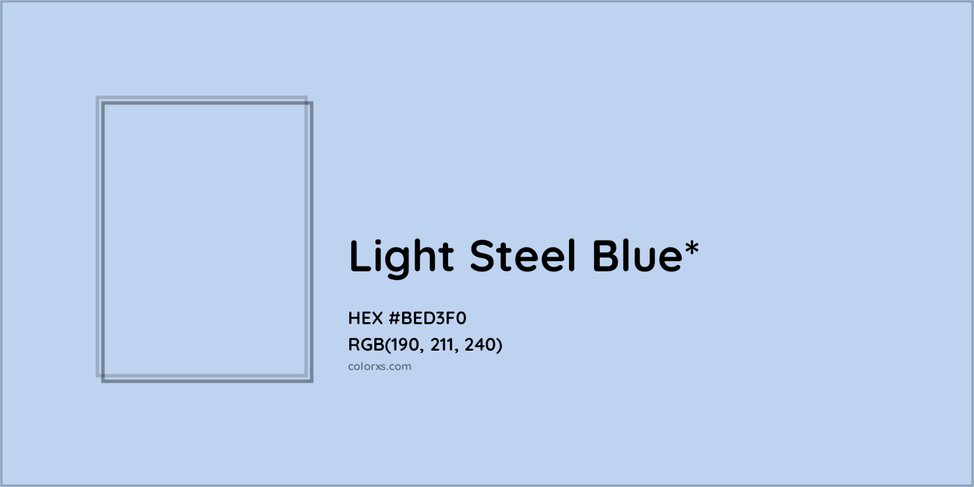 HEX #BED3F0 Color Name, Color Code, Palettes, Similar Paints, Images