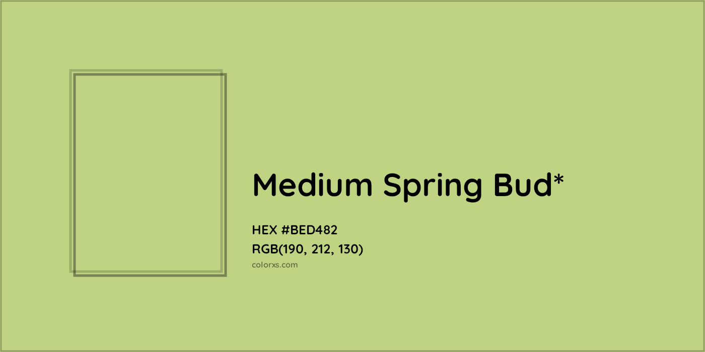 HEX #BED482 Color Name, Color Code, Palettes, Similar Paints, Images