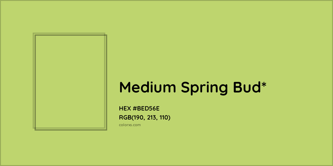 HEX #BED56E Color Name, Color Code, Palettes, Similar Paints, Images