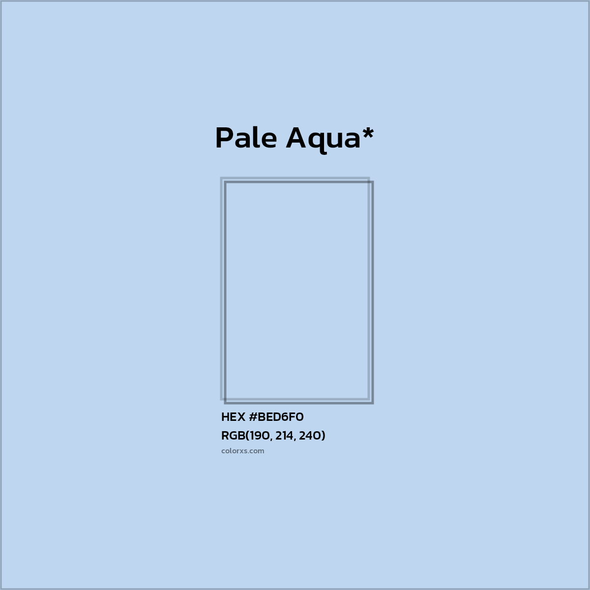 HEX #BED6F0 Color Name, Color Code, Palettes, Similar Paints, Images