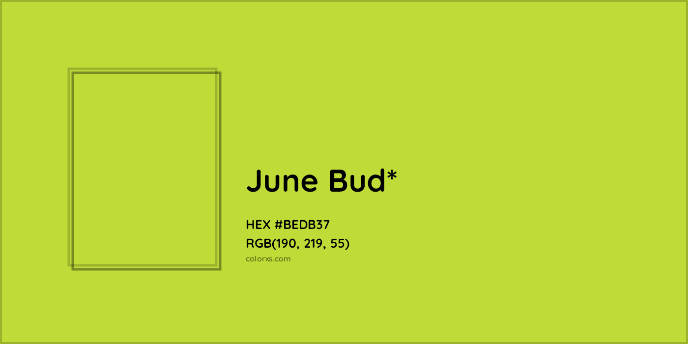 HEX #BEDB37 Color Name, Color Code, Palettes, Similar Paints, Images