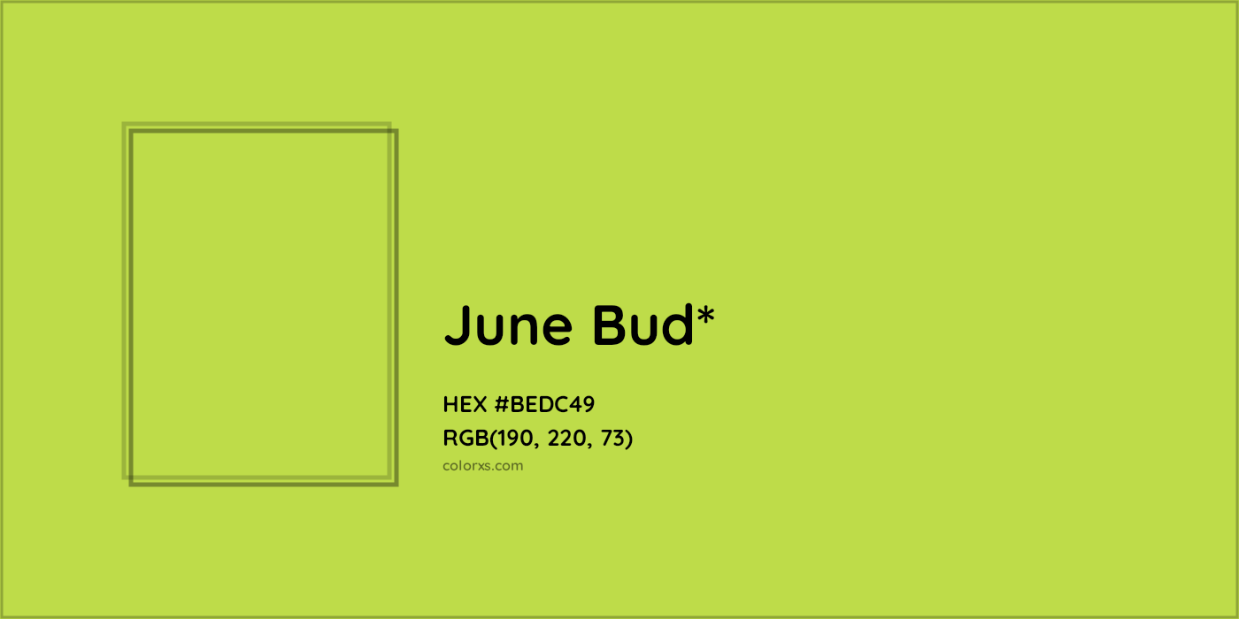 HEX #BEDC49 Color Name, Color Code, Palettes, Similar Paints, Images