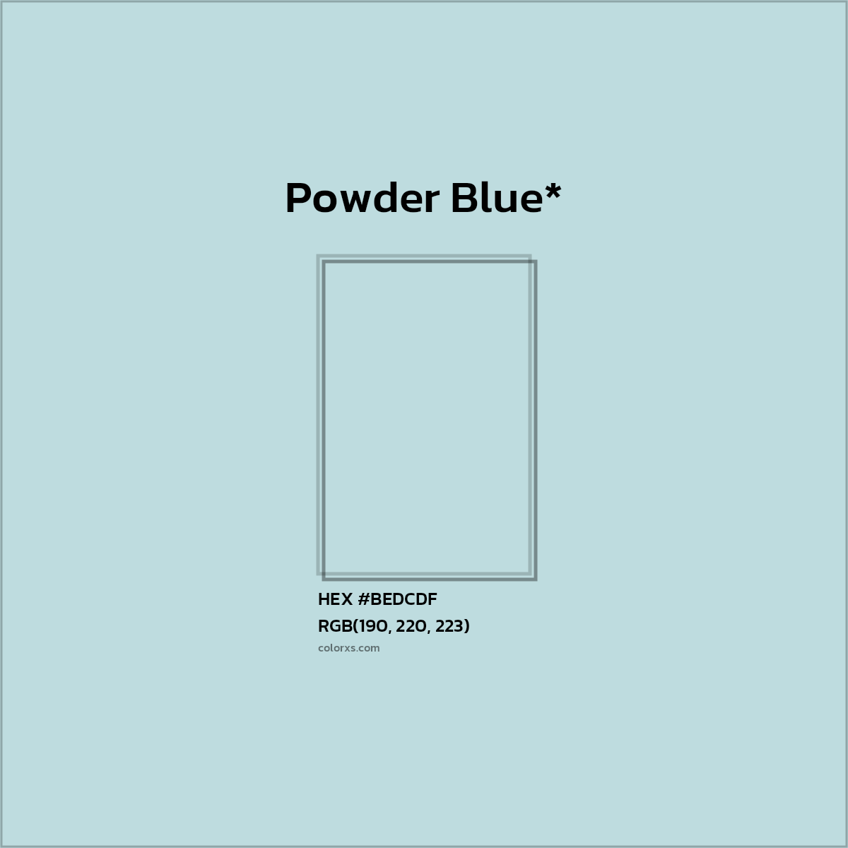 HEX #BEDCDF Color Name, Color Code, Palettes, Similar Paints, Images