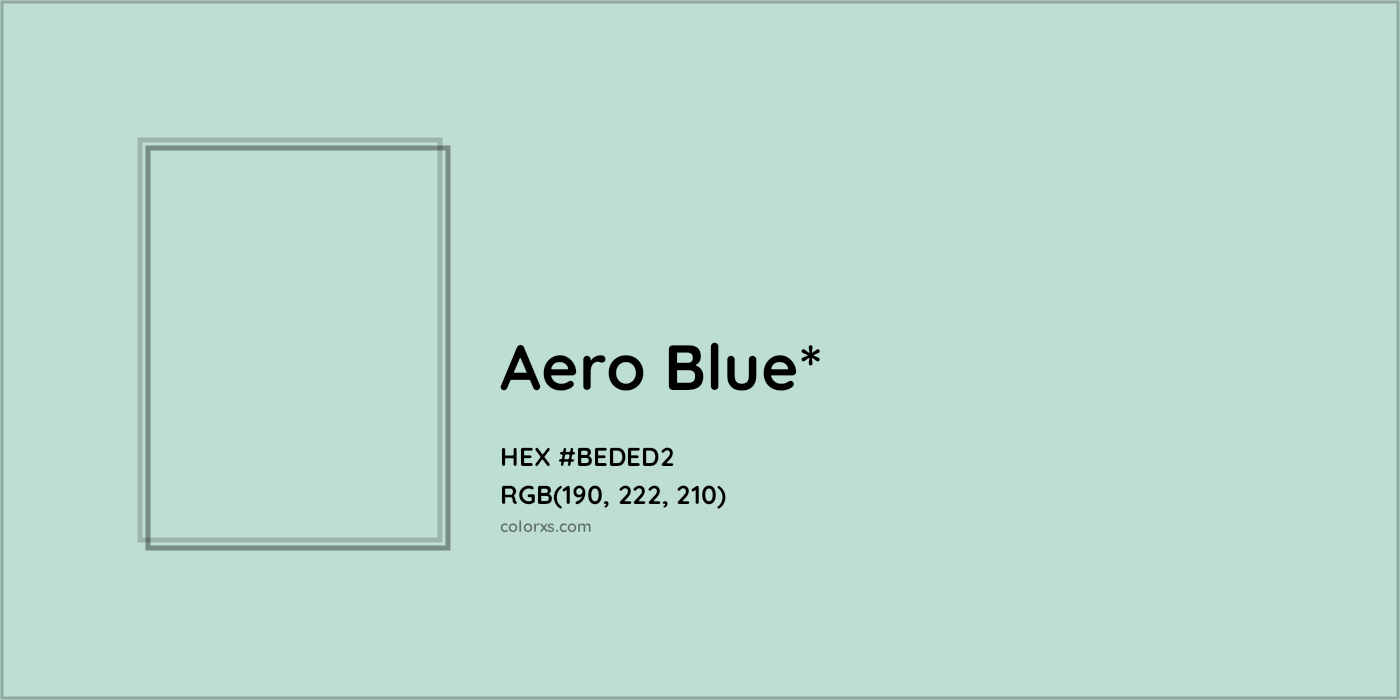 HEX #BEDED2 Color Name, Color Code, Palettes, Similar Paints, Images