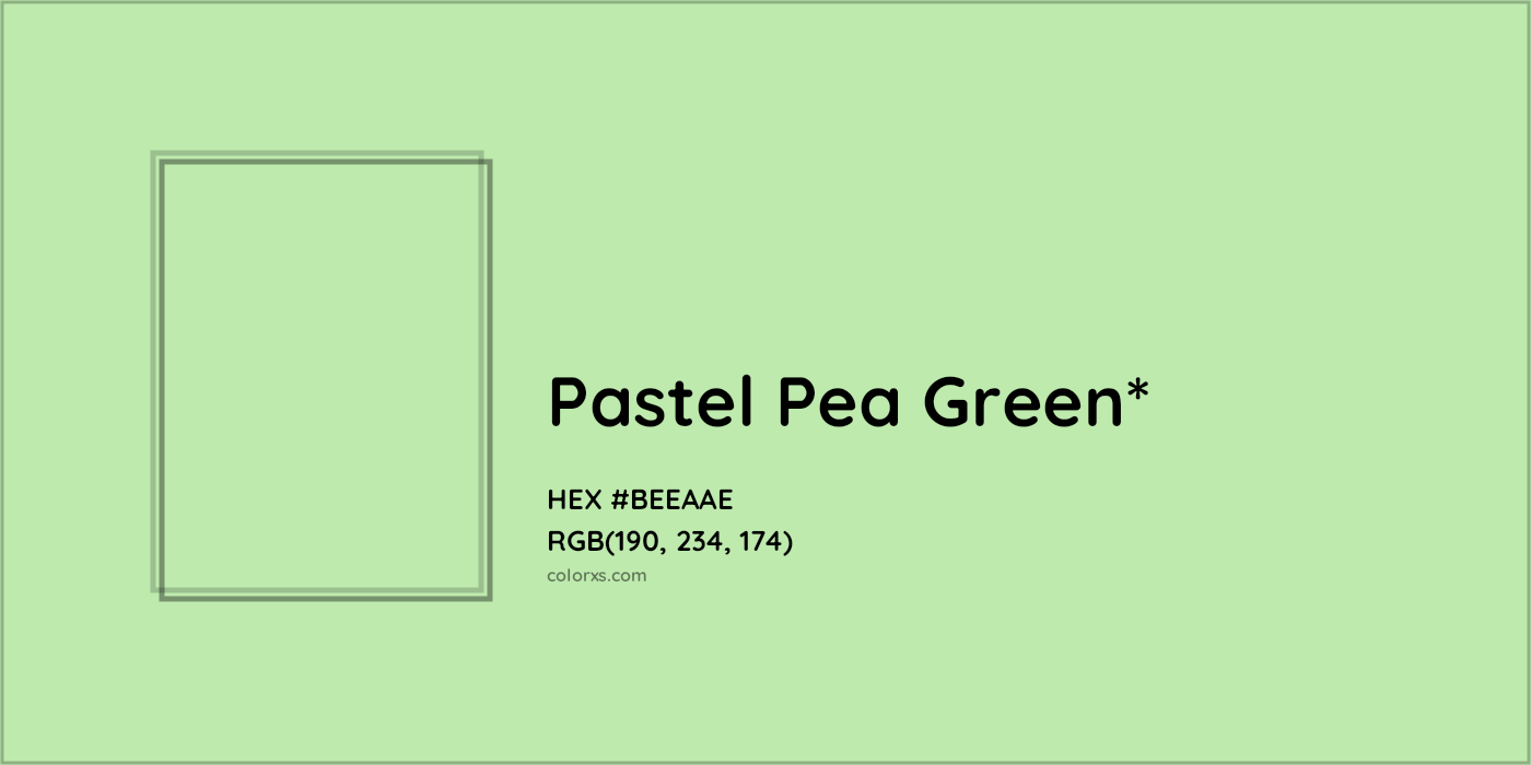 HEX #BEEAAE Color Name, Color Code, Palettes, Similar Paints, Images