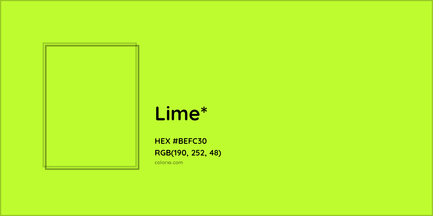 HEX #BEFC30 Color Name, Color Code, Palettes, Similar Paints, Images