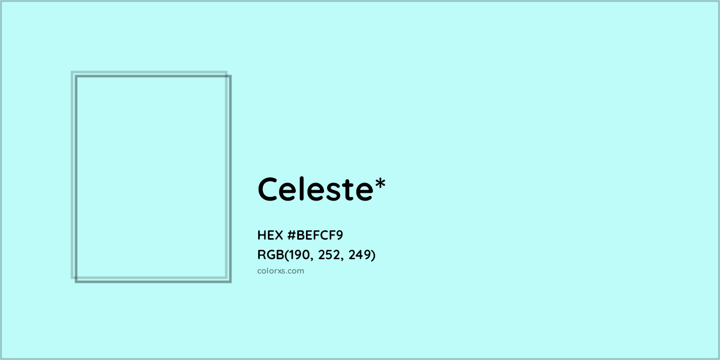 HEX #BEFCF9 Color Name, Color Code, Palettes, Similar Paints, Images