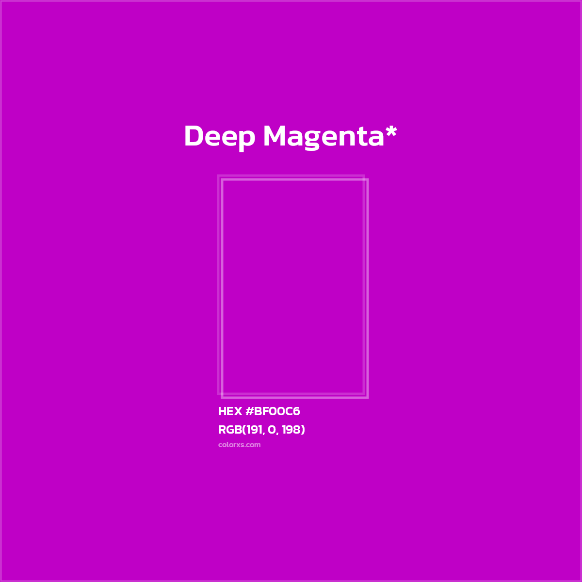 HEX #BF00C6 Color Name, Color Code, Palettes, Similar Paints, Images