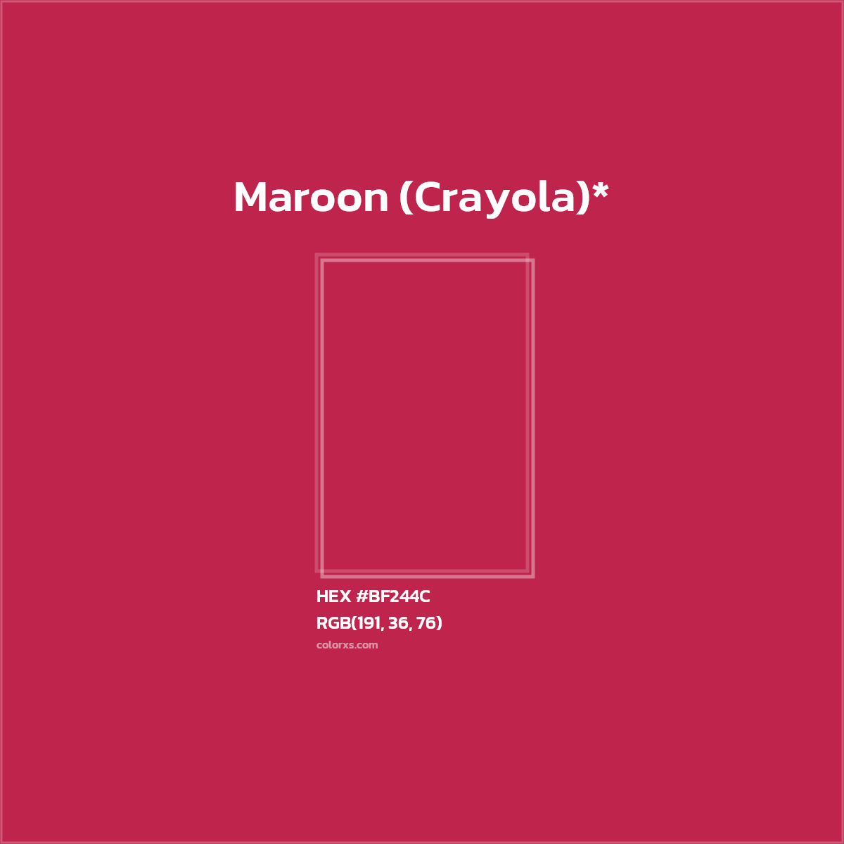 HEX #BF244C Color Name, Color Code, Palettes, Similar Paints, Images
