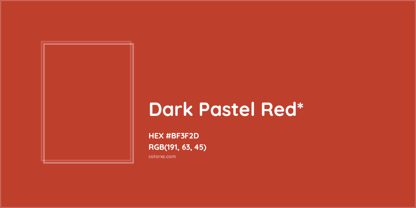 HEX #BF3F2D Color Name, Color Code, Palettes, Similar Paints, Images