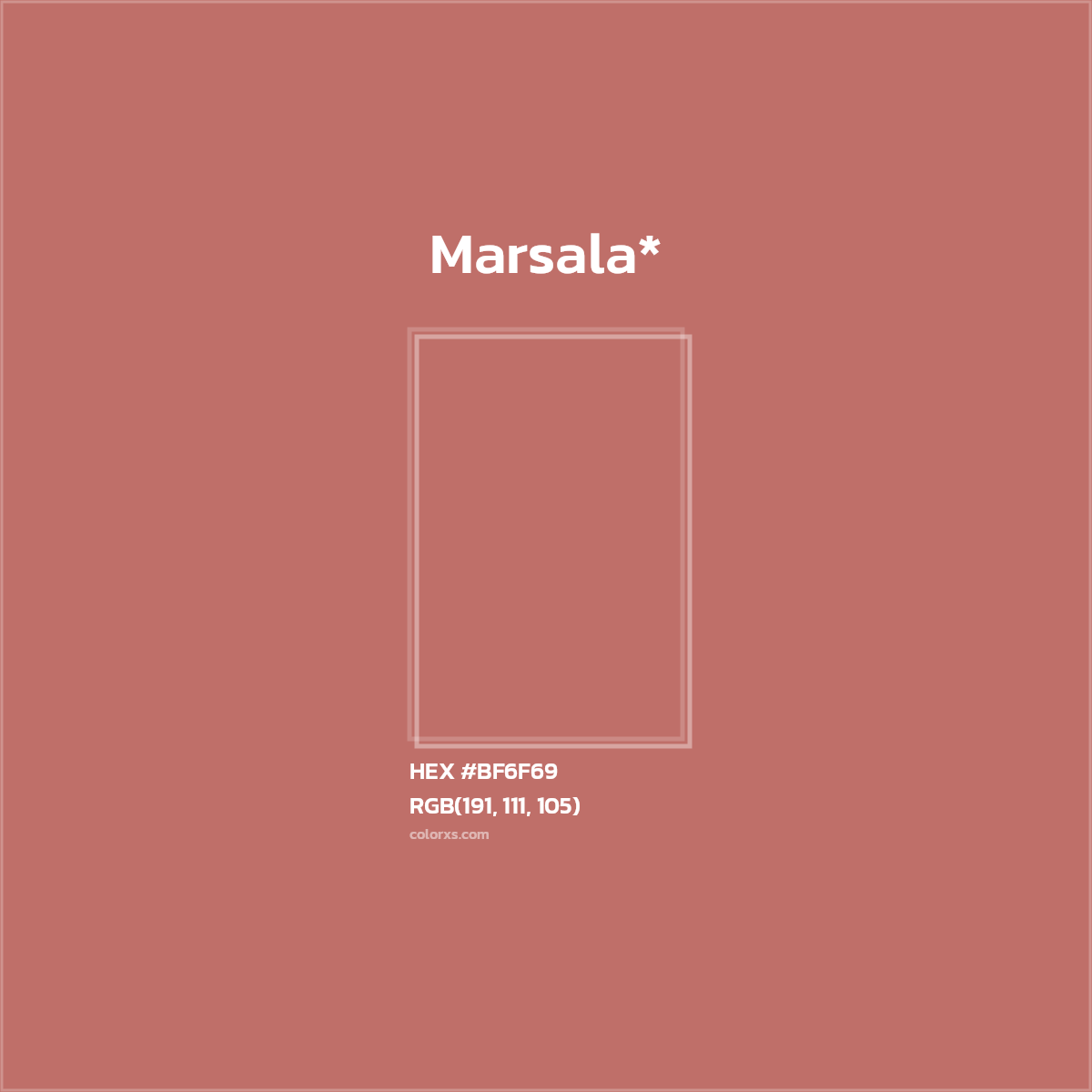 HEX #BF6F69 Color Name, Color Code, Palettes, Similar Paints, Images