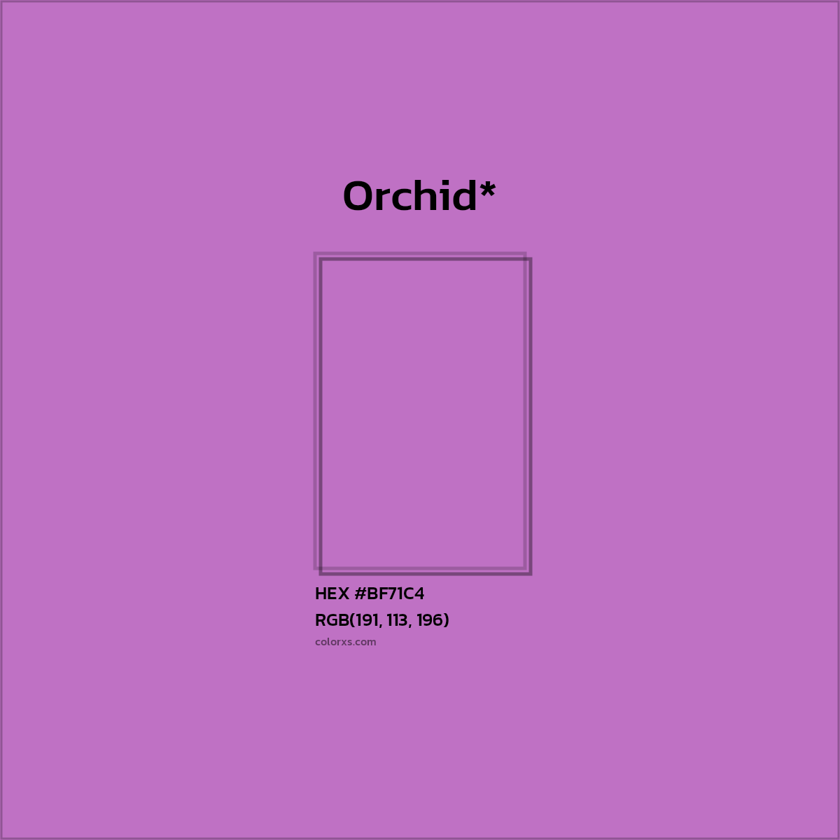 HEX #BF71C4 Color Name, Color Code, Palettes, Similar Paints, Images