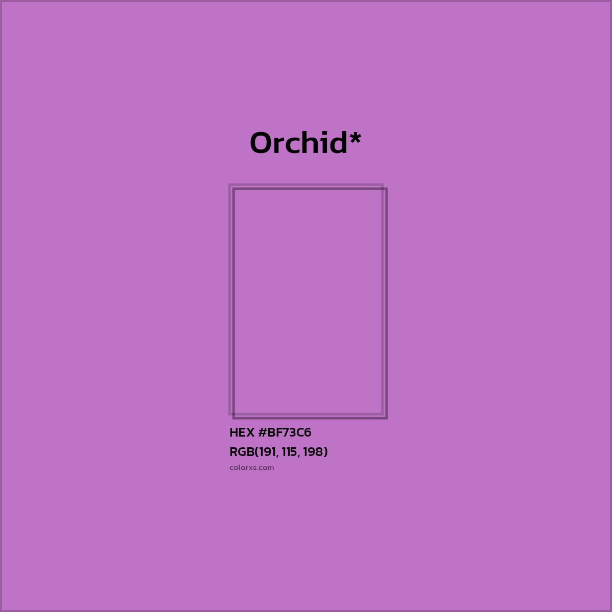 HEX #BF73C6 Color Name, Color Code, Palettes, Similar Paints, Images