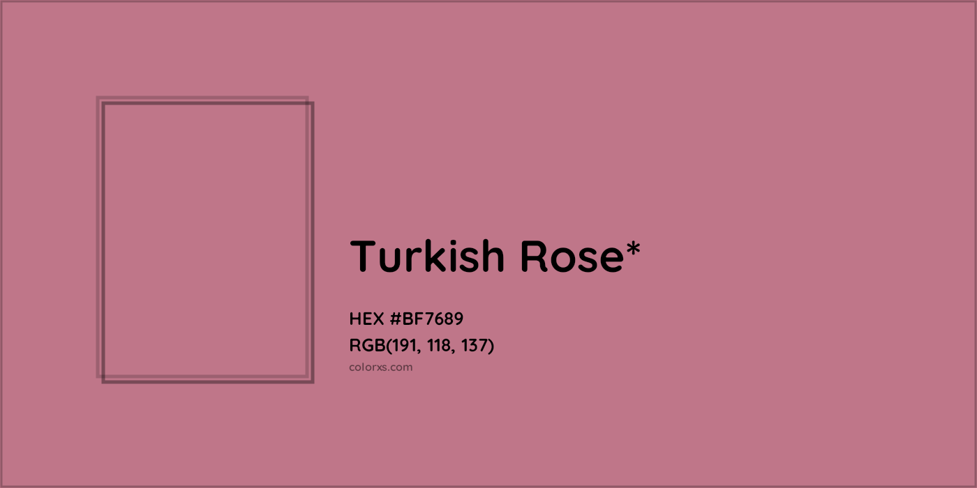 HEX #BF7689 Color Name, Color Code, Palettes, Similar Paints, Images