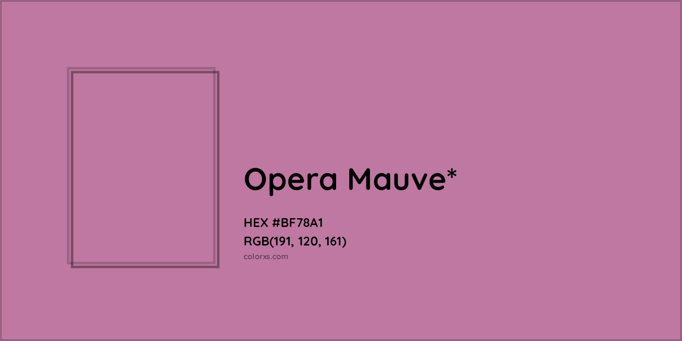 HEX #BF78A1 Color Name, Color Code, Palettes, Similar Paints, Images