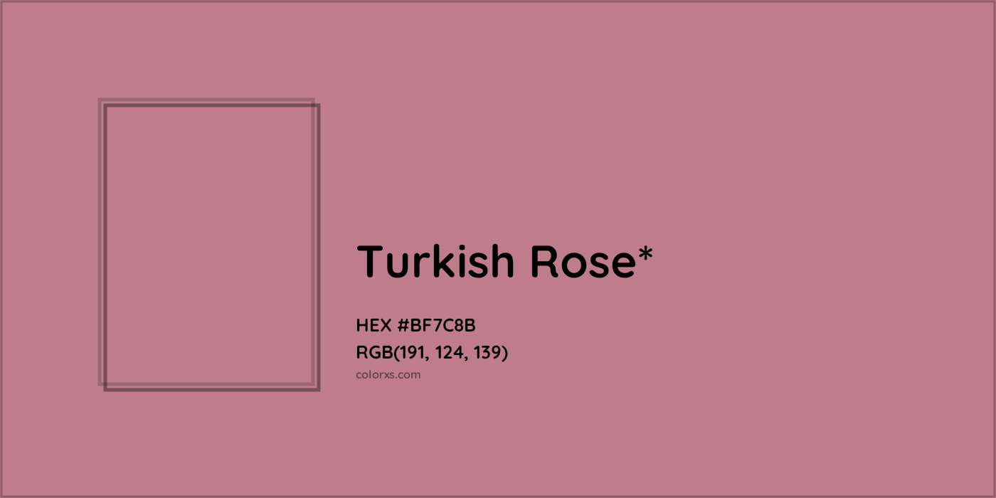 HEX #BF7C8B Color Name, Color Code, Palettes, Similar Paints, Images