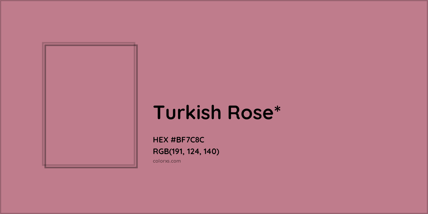 HEX #BF7C8C Color Name, Color Code, Palettes, Similar Paints, Images