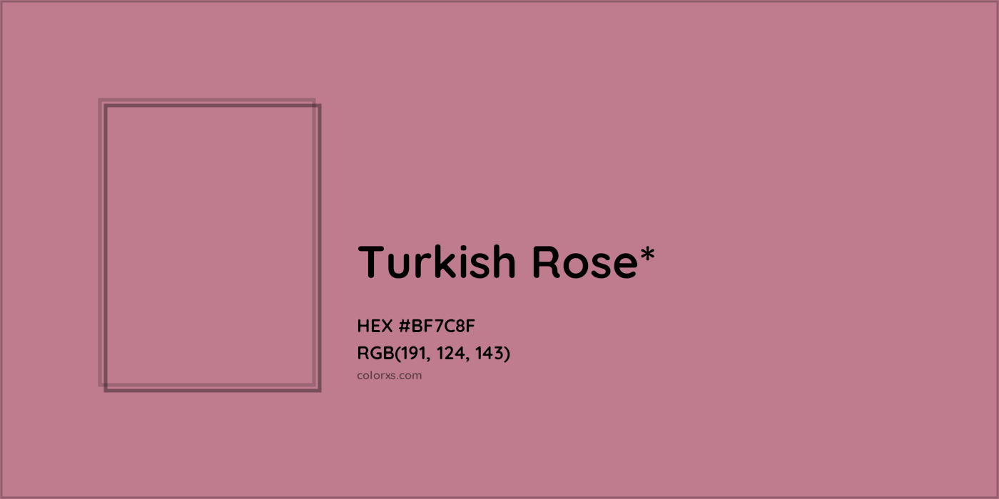 HEX #BF7C8F Color Name, Color Code, Palettes, Similar Paints, Images