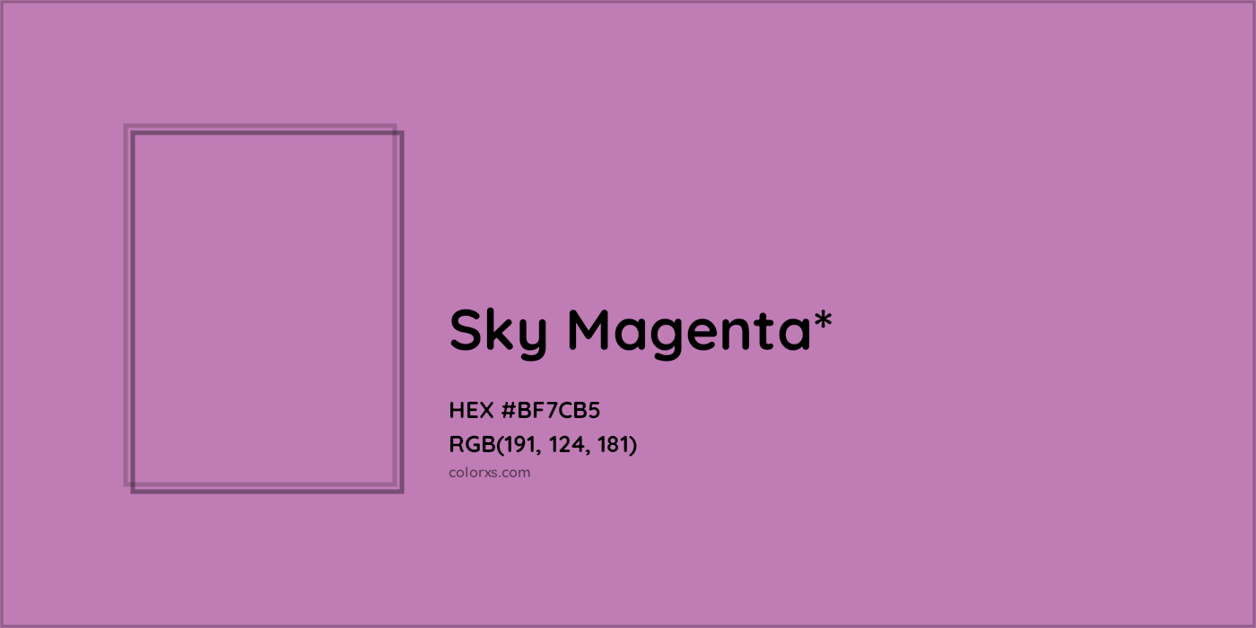 HEX #BF7CB5 Color Name, Color Code, Palettes, Similar Paints, Images