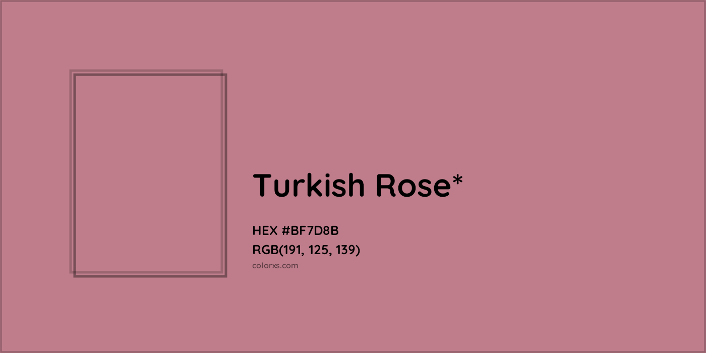 HEX #BF7D8B Color Name, Color Code, Palettes, Similar Paints, Images